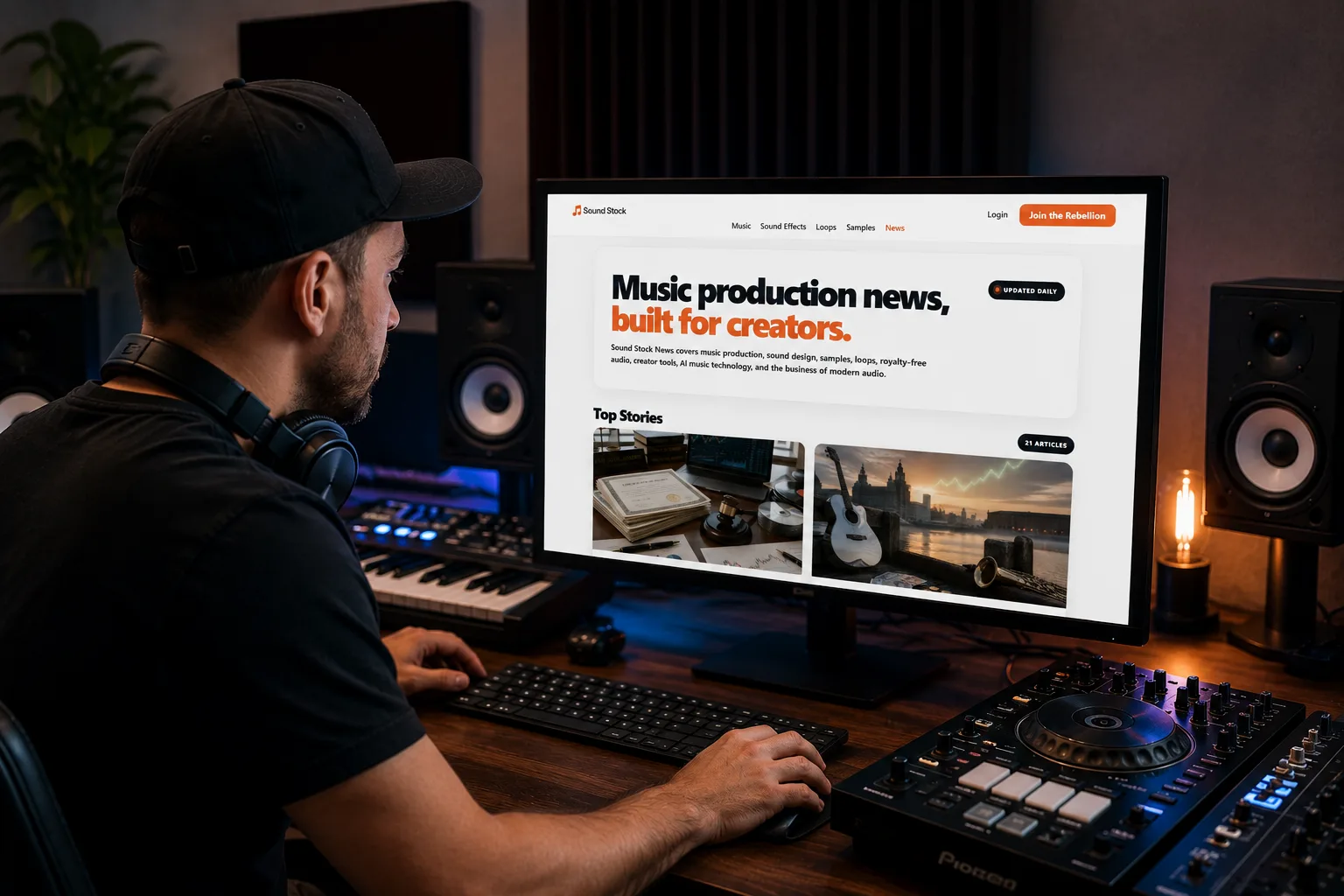 Sound Stock Launches Dedicated News Section Covering Music Production, Audio Technology, and Creator Industry Developments