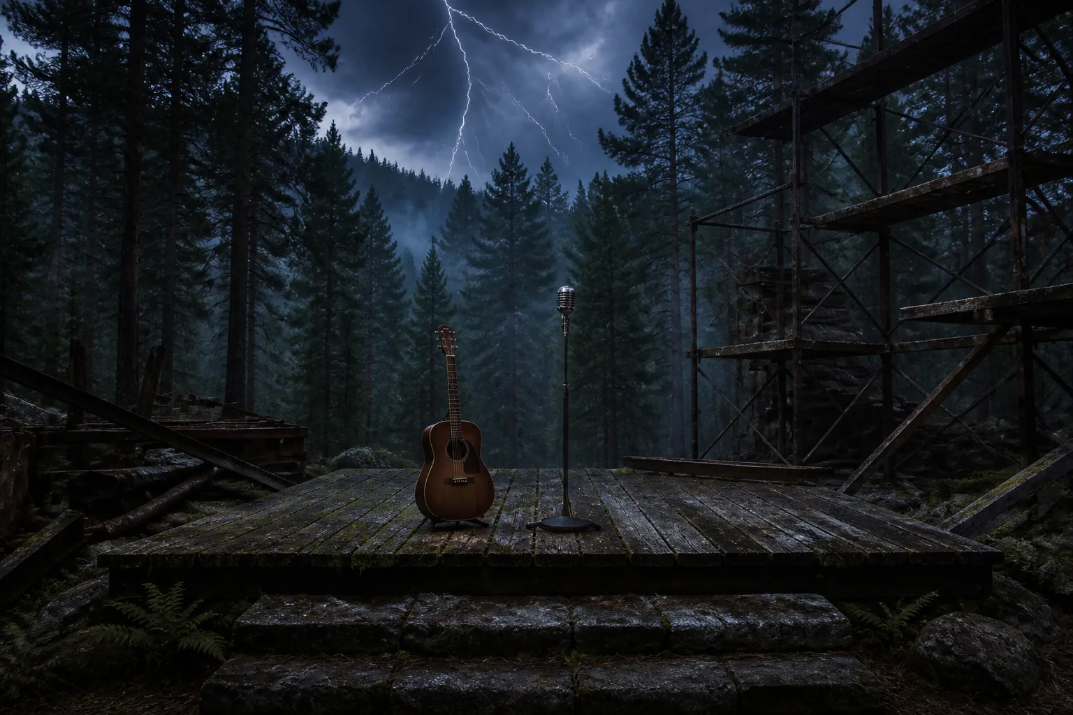 Music in the Woods Returns to Paris Mountain State Park After Hurricane Helene-Damaged Stage Rebuilt