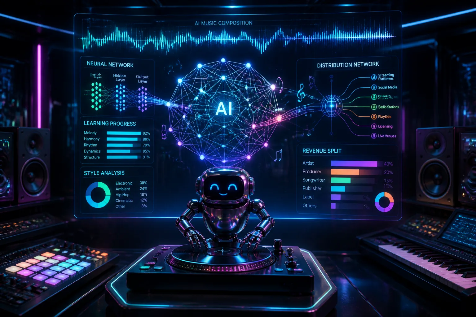Suno Launches v6 AI Music Models with Warner, BMG, and Believe Partnerships, Expanding Distribution and Revenue Sharing